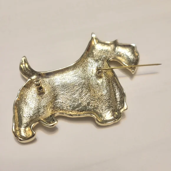 Vintage Scottie Dog Brooch - Picture 4 of 6